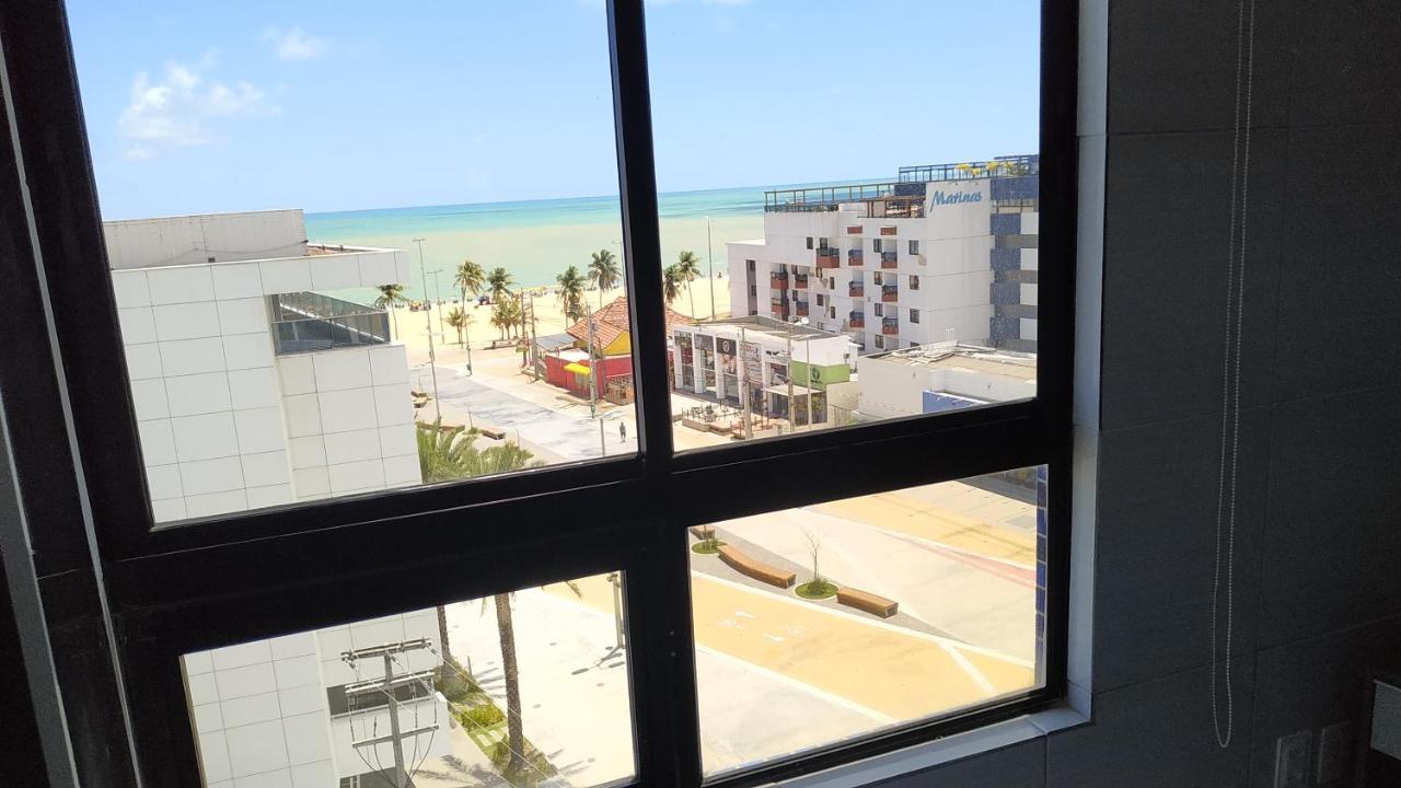 Lindo Flat - Todo Equipado - 100 M Da Praia, Vista Para O Mar - Tambau โจเอาเปสโซอา ภายนอก รูปภาพ