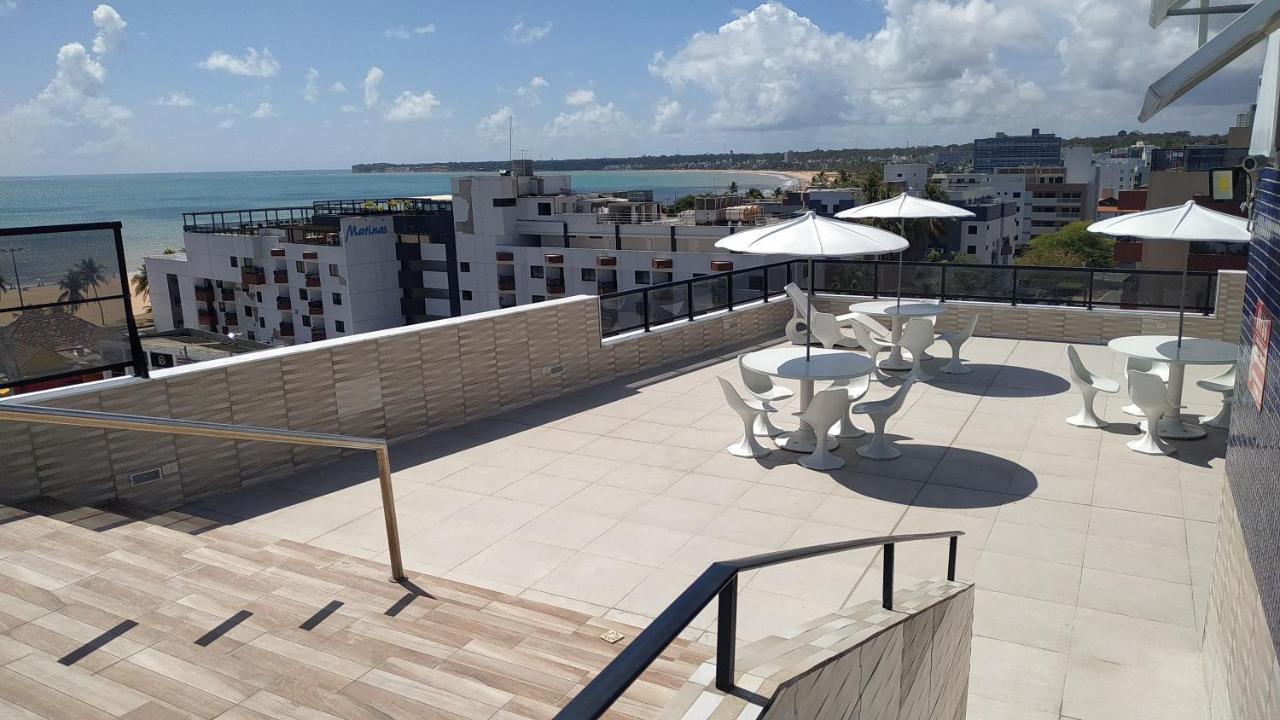 Lindo Flat - Todo Equipado - 100 M Da Praia, Vista Para O Mar - Tambau โจเอาเปสโซอา ภายนอก รูปภาพ