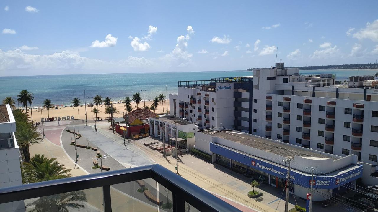 Lindo Flat - Todo Equipado - 100 M Da Praia, Vista Para O Mar - Tambau โจเอาเปสโซอา ภายนอก รูปภาพ